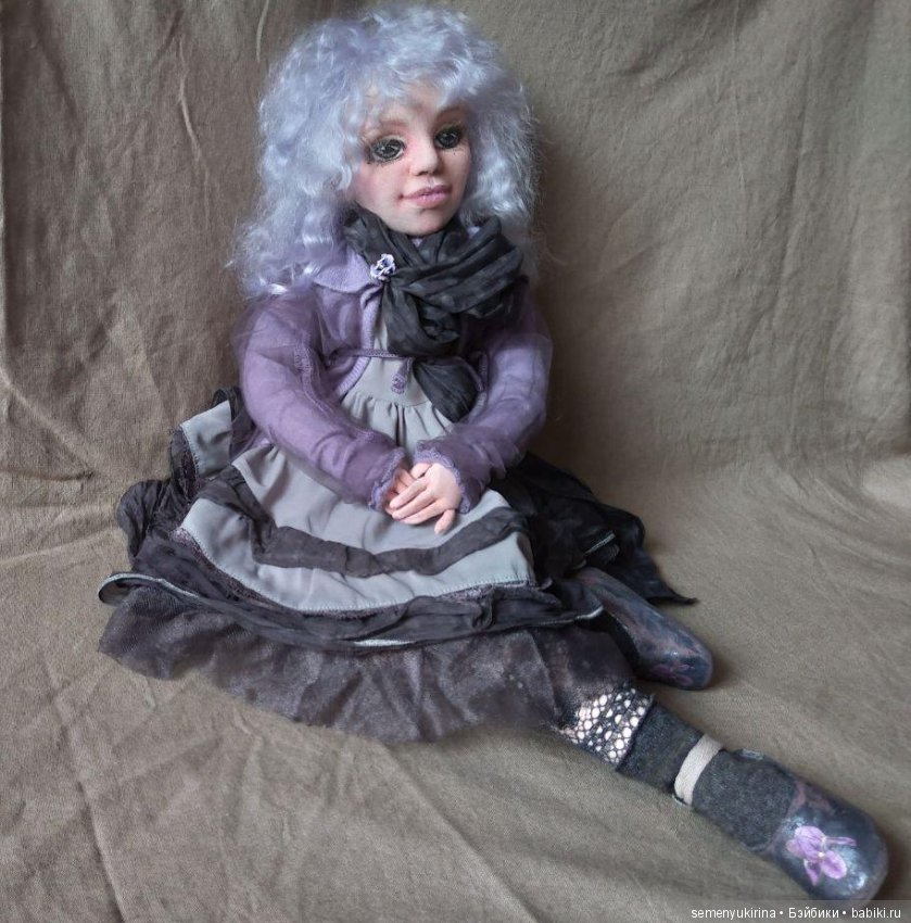 Это опять из серии: текстильная подвижная кукла. Меня зовут Василиса или просто Вася (фото 5)