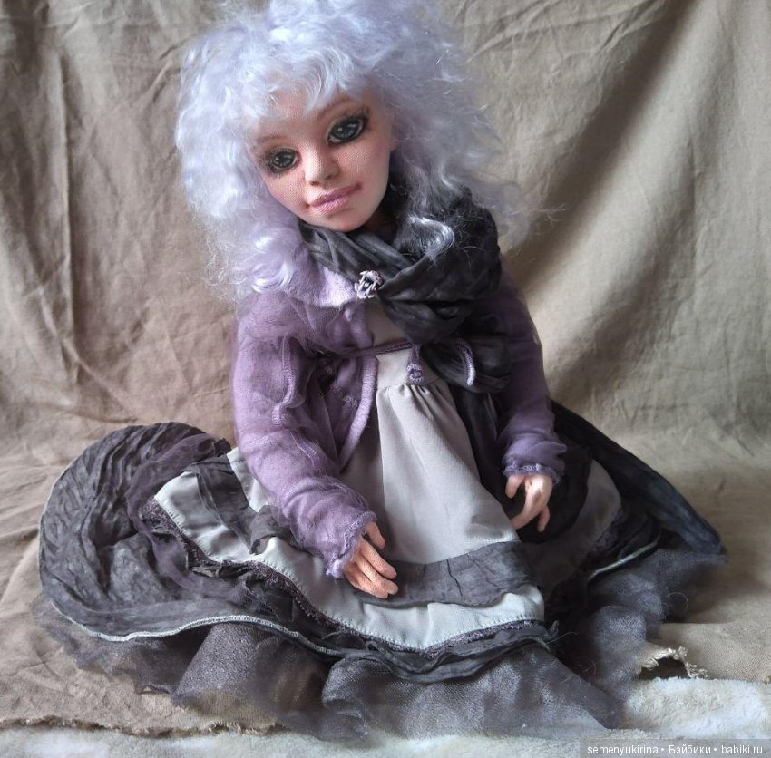 Это опять из серии: текстильная подвижная кукла. Меня зовут Василиса или просто Вася (фото 3)