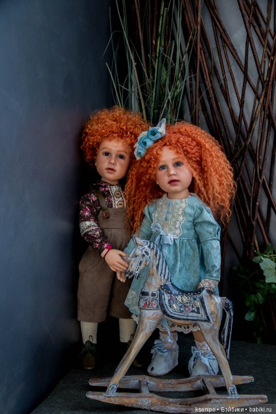 Ретро детки - Лёва и Соня. ООАК Готц Gotz