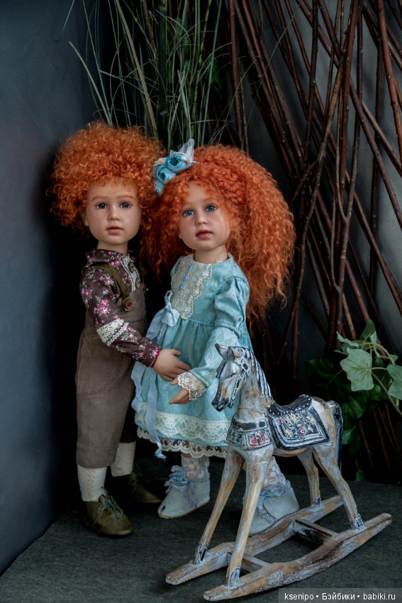 Ретро детки - Лёва и Соня. ООАК Готц Gotz