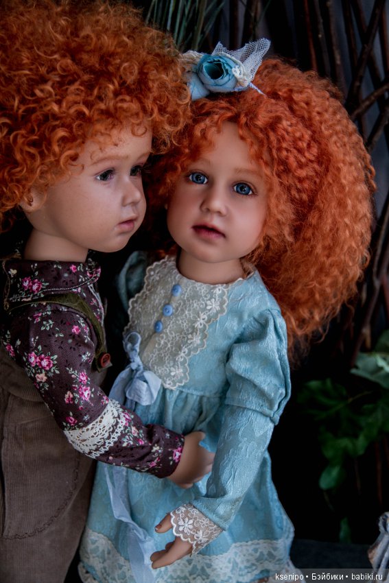 Ретро детки - Лёва и Соня. ООАК Готц Gotz