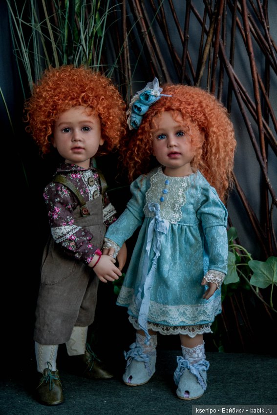 Ретро детки - Лёва и Соня. ООАК Готц Gotz