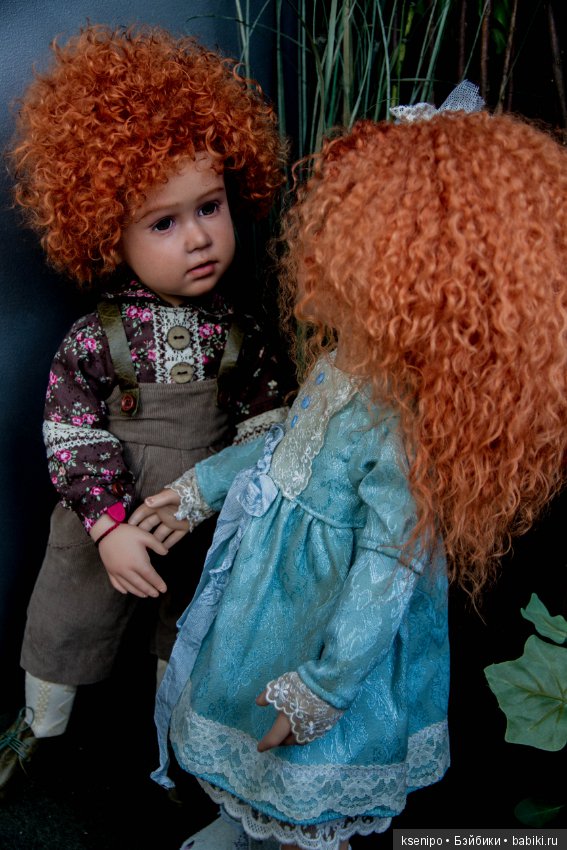 Ретро детки - Лёва и Соня. ООАК Готц Gotz