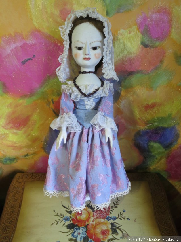 Queen Anne Style Doll - мой образ деревянных кукол 16-18 века