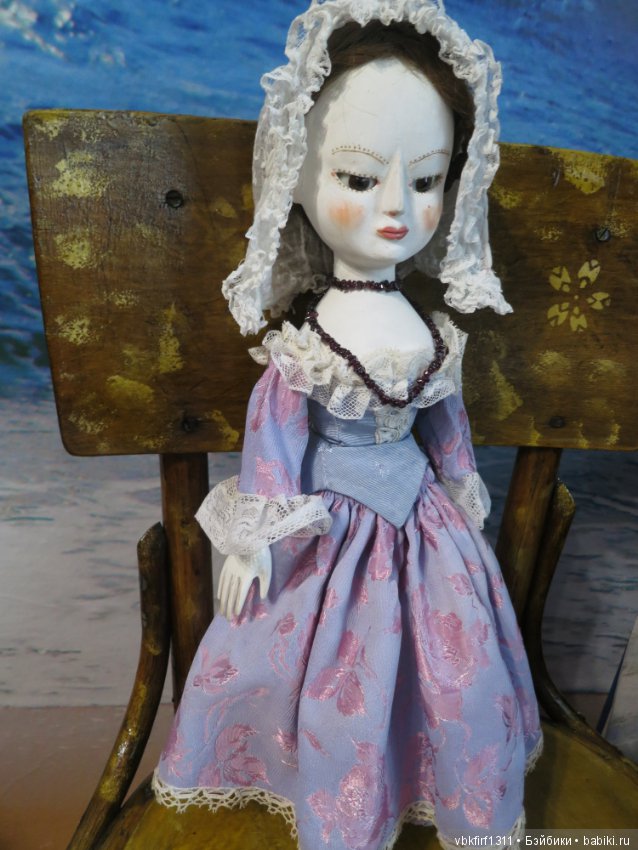 Queen Anne Style Doll - мой образ деревянных кукол 16-18 века