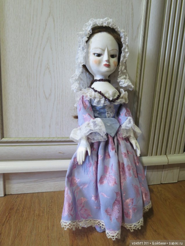Queen Anne Style Doll - мой образ деревянных кукол 16-18 века