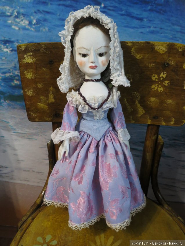 Queen Anne Style Doll - мой образ деревянных кукол 16-18 века