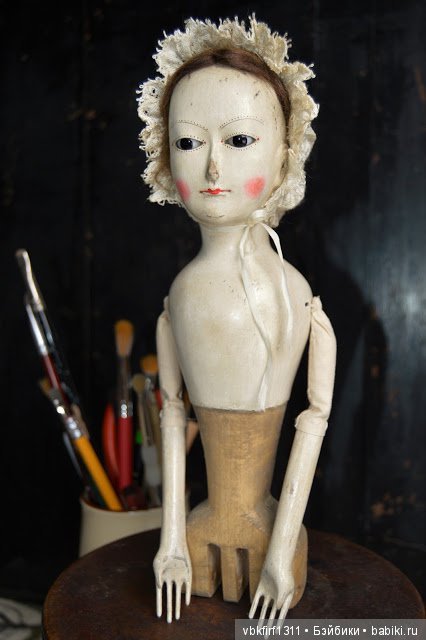 Queen Anne Style Doll - мой образ деревянных кукол 16-18 века (фото 2)