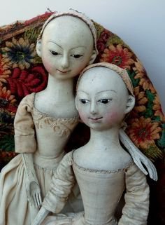 Queen Anne Style Doll - мой образ деревянных кукол 16-18 века (фото 7)