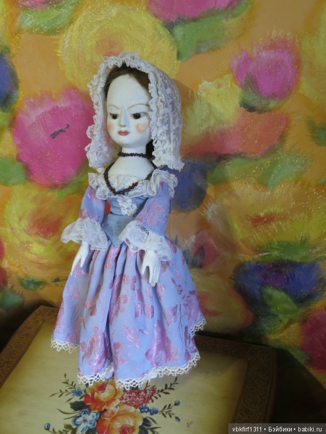 Queen Anne Style Doll - мой образ деревянных кукол 16-18 века