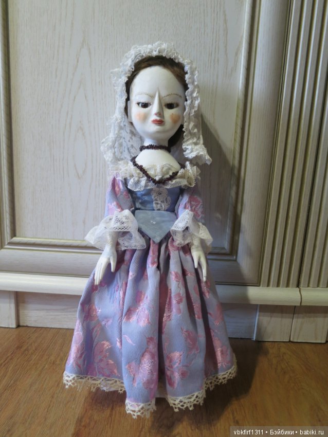 Queen Anne Style Doll - мой образ деревянных кукол 16-18 века