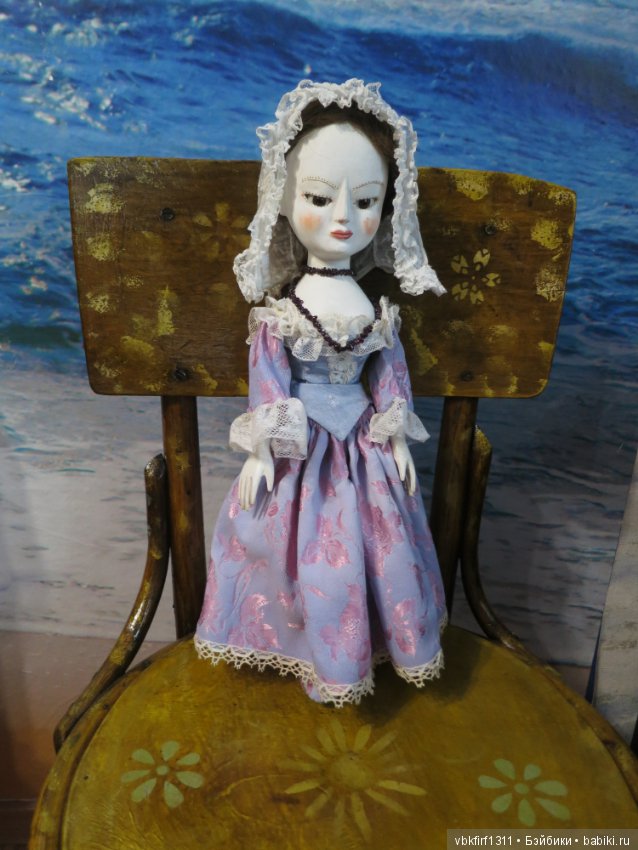 Queen Anne Style Doll - мой образ деревянных кукол 16-18 века