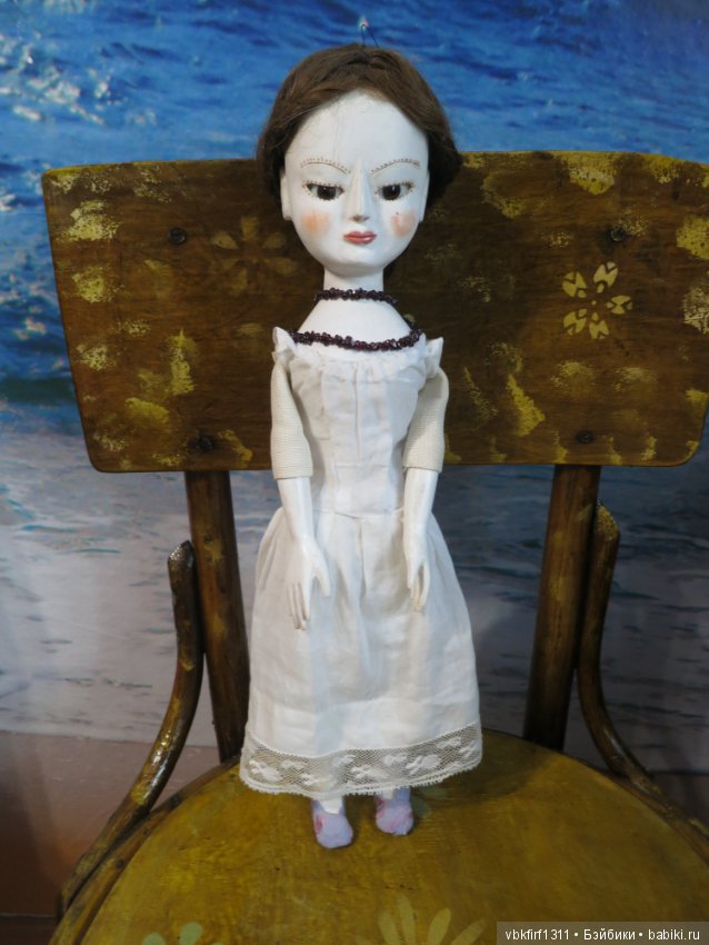 Queen Anne Style Doll - мой образ деревянных кукол 16-18 века