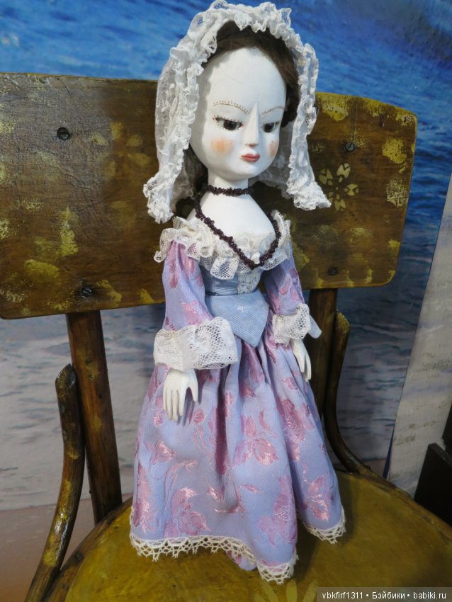 Queen Anne Style Doll - мой образ деревянных кукол 16-18 века