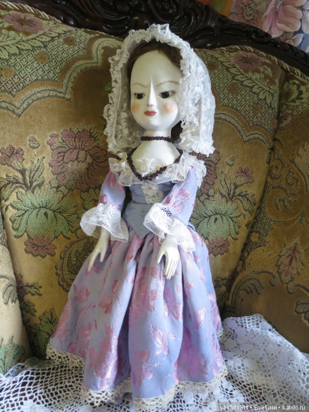 Queen Anne Style Doll - мой образ деревянных кукол 16-18 века