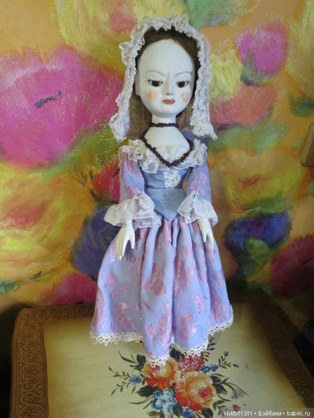 Queen Anne Style Doll - мой образ деревянных кукол 16-18 века