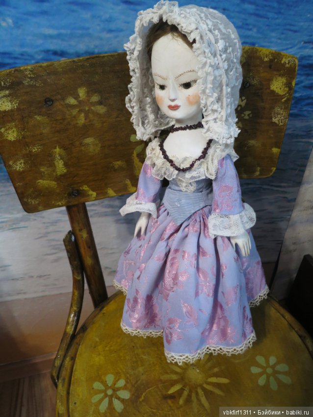 Queen Anne Style Doll - мой образ деревянных кукол 16-18 века