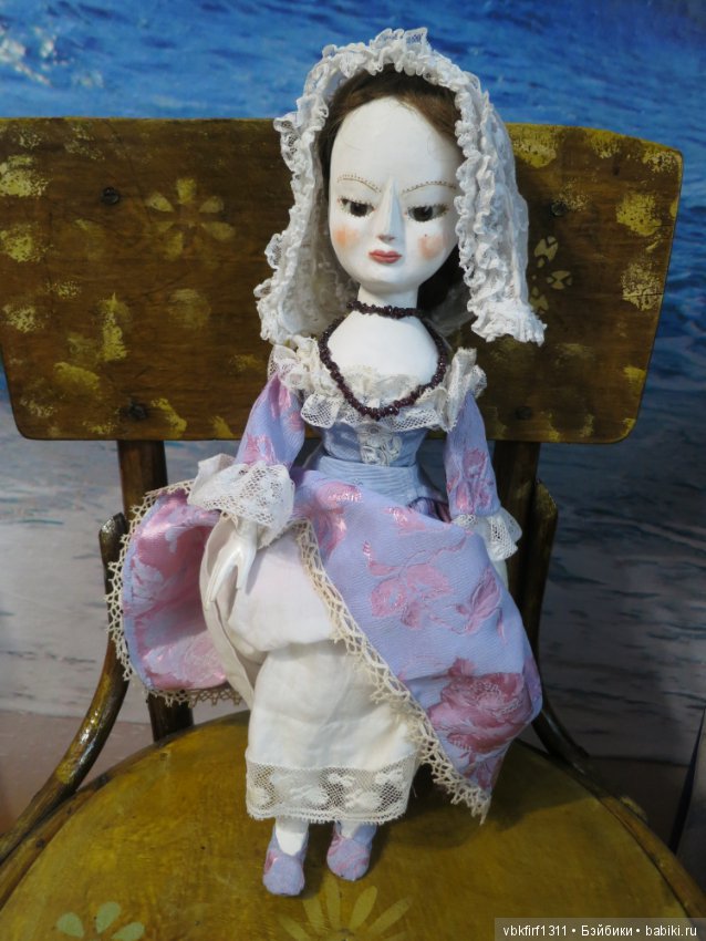 Queen Anne Style Doll - мой образ деревянных кукол 16-18 века