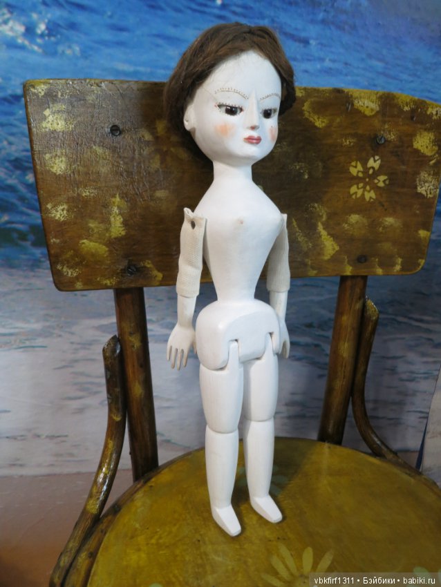 Queen Anne Style Doll - мой образ деревянных кукол 16-18 века