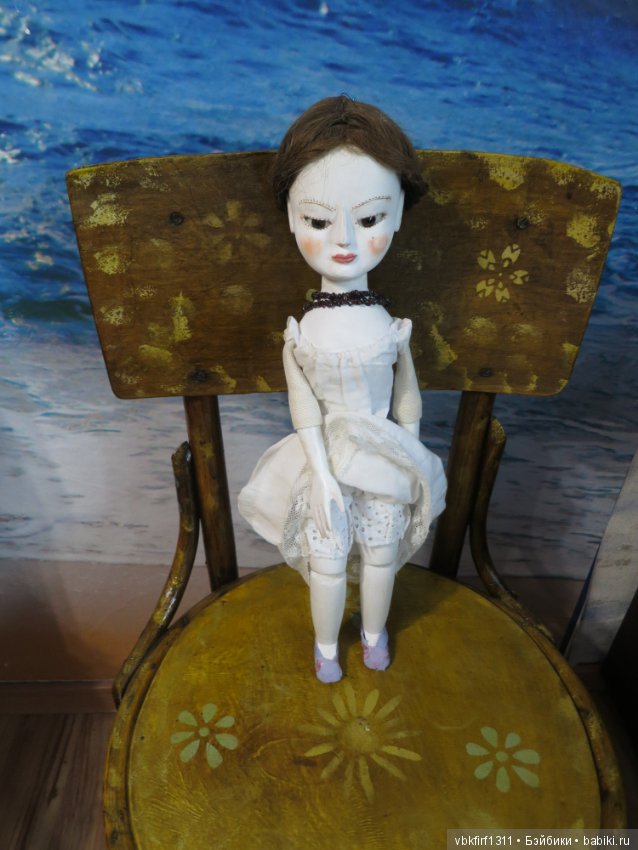 Queen Anne Style Doll - мой образ деревянных кукол 16-18 века