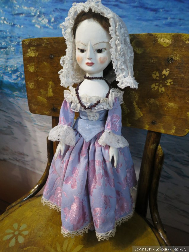 Queen Anne Style Doll - мой образ деревянных кукол 16-18 века