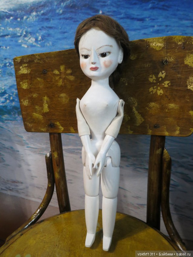 Queen Anne Style Doll - мой образ деревянных кукол 16-18 века
