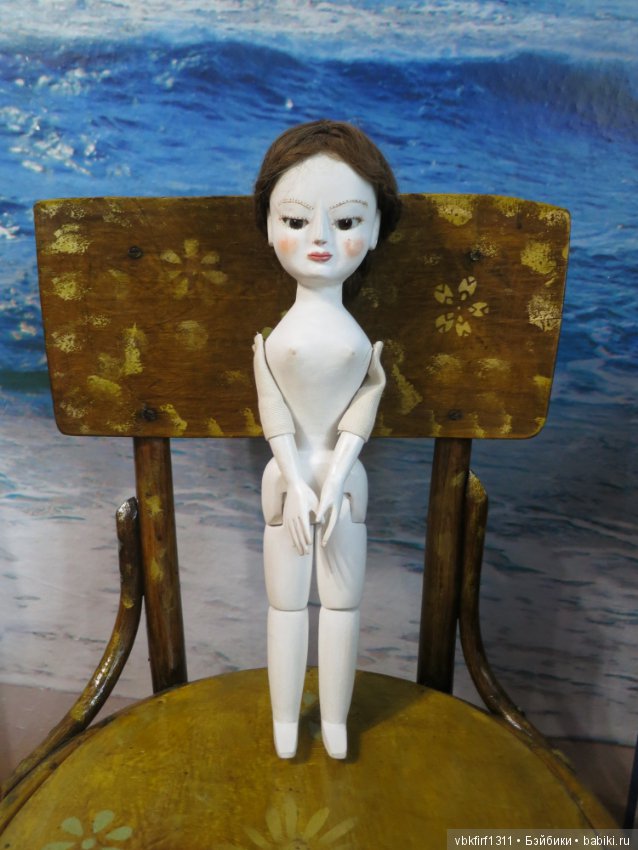 Queen Anne Style Doll - мой образ деревянных кукол 16-18 века