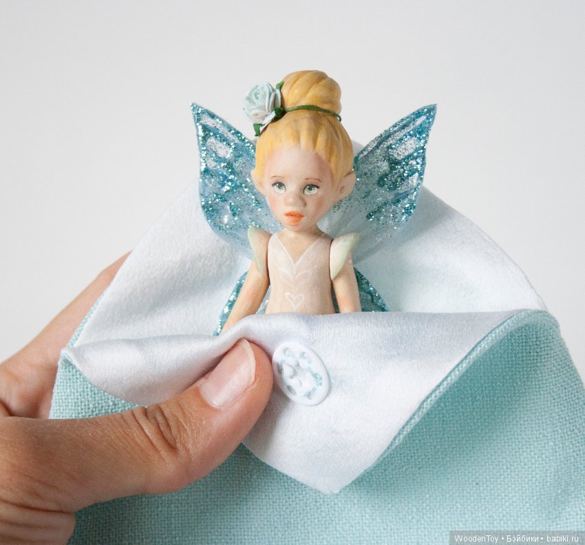Лесная деревянная фея — Авторские игрушки из дерева: резьба (фото 9)