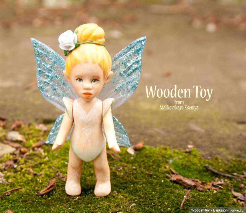 Лесная деревянная фея — Авторские игрушки из дерева: резьба (фото 5)