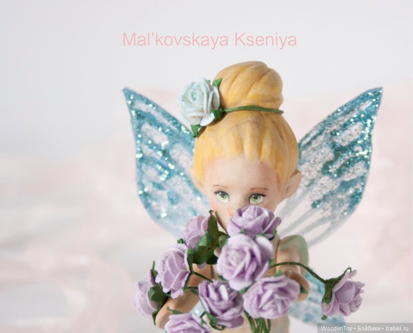Лесная деревянная фея — Авторские игрушки из дерева: резьба (фото 7)