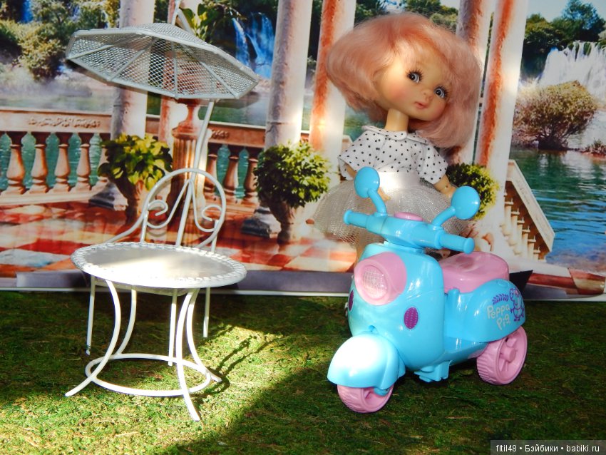 Ника и мопед — Куклы Nikki Britt (Никки Бритт): авторские BJD (БЖД) (фото 8)
