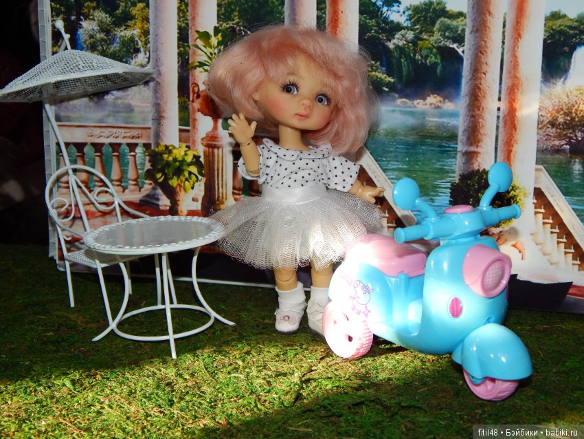 Ника и мопед — Куклы Nikki Britt (Никки Бритт): авторские BJD (БЖД)