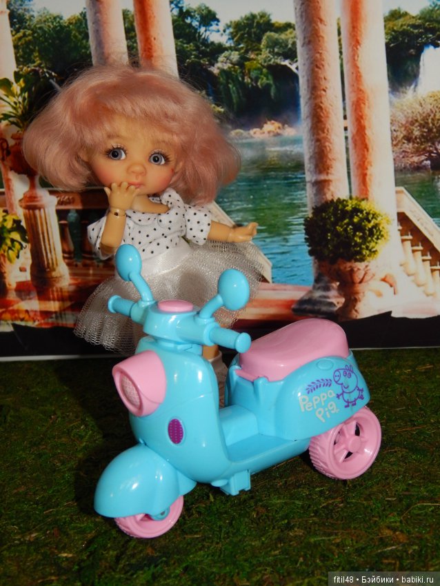 Ника и мопед — Куклы Nikki Britt (Никки Бритт): авторские BJD (БЖД)