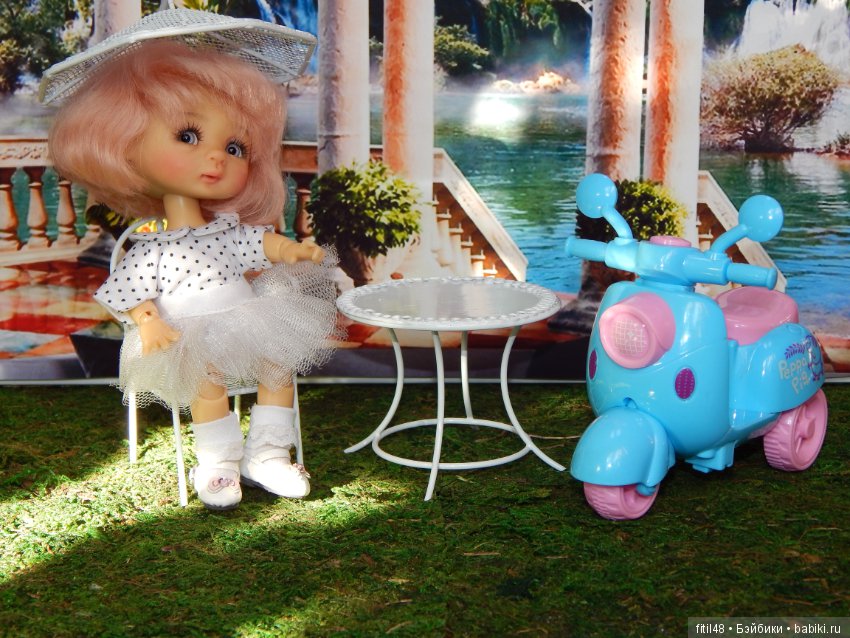 Ника и мопед — Куклы Nikki Britt (Никки Бритт): авторские BJD (БЖД) (фото 6)