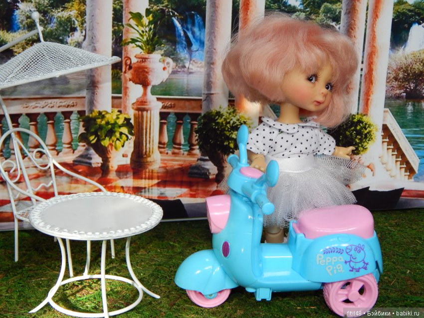 Ника и мопед — Куклы Nikki Britt (Никки Бритт): авторские BJD (БЖД) (фото 5)