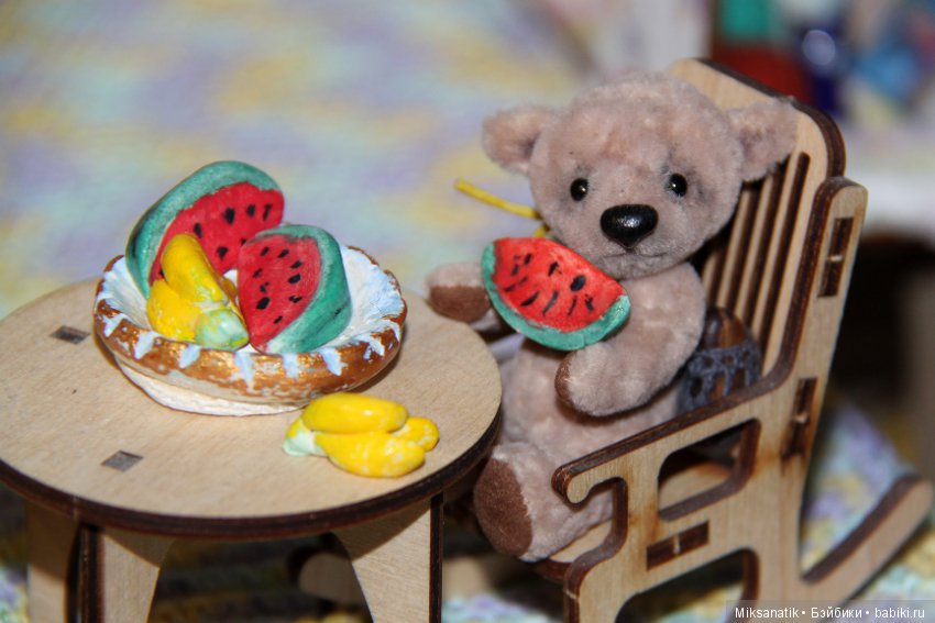 Подарки для зверят — Кукольная миниатюра своими руками: еда
