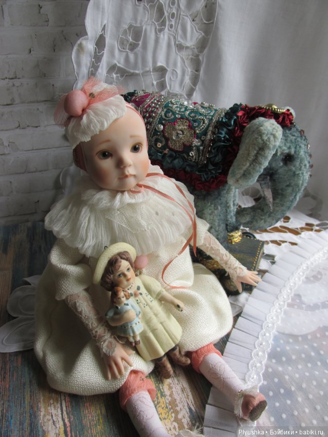 Фотосессия со слоном — Домашние коллекции кукол: фото собраний (фото 8)