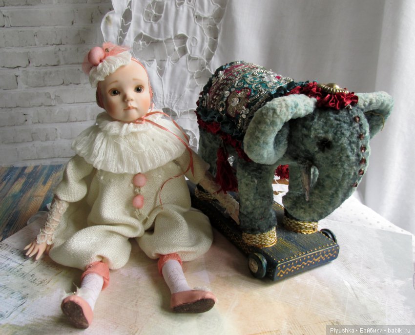 Фотосессия со слоном — Домашние коллекции кукол: фото собраний (фото 9)