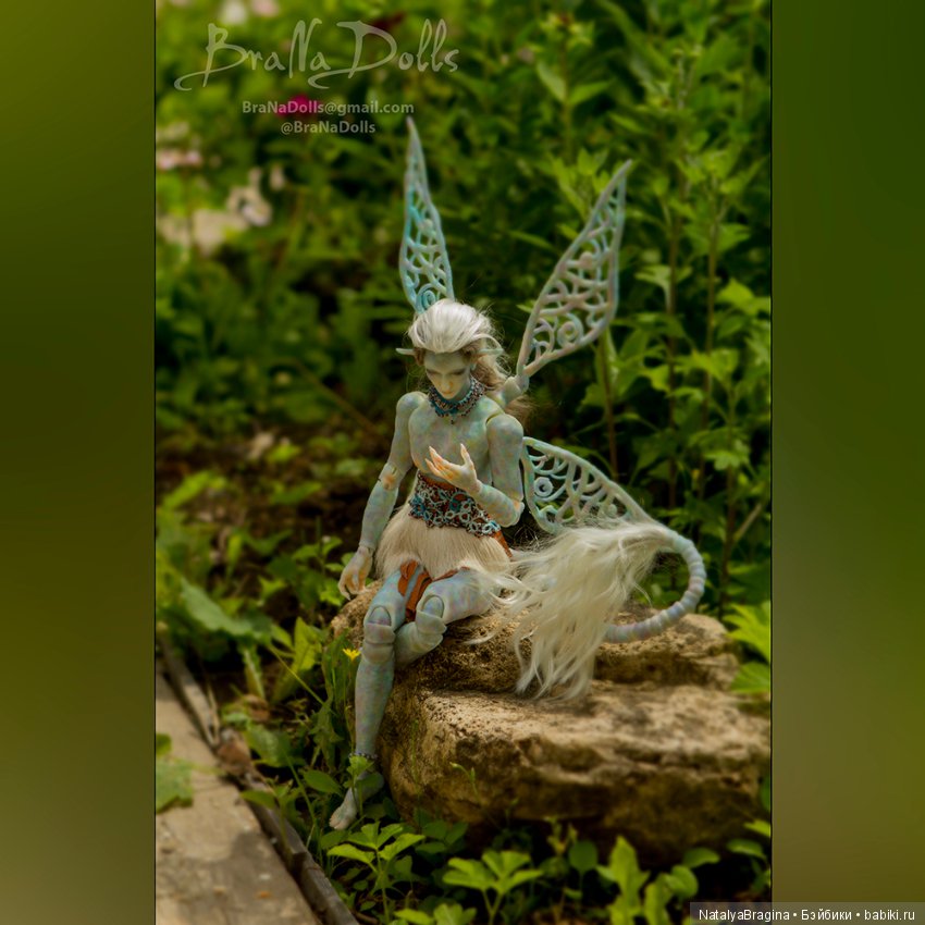 Авторская шарнирная кукла Эльф (фото 4)
