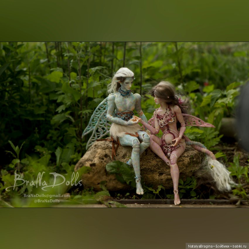 Авторская шарнирная кукла Эльф (фото 9)