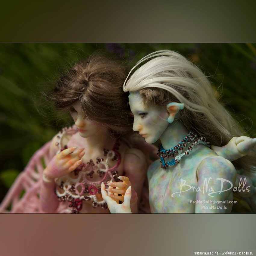 Авторская шарнирная кукла Эльф