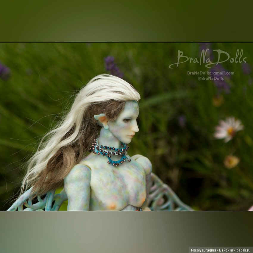 Авторская шарнирная кукла Эльф