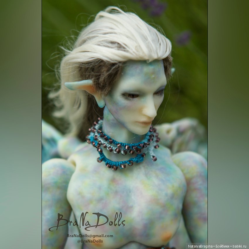 Авторская шарнирная кукла Эльф (фото 8)
