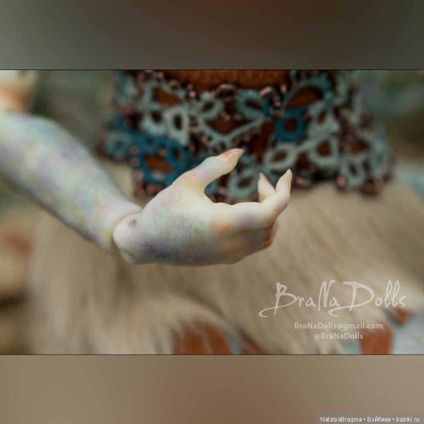 Авторская шарнирная кукла Эльф