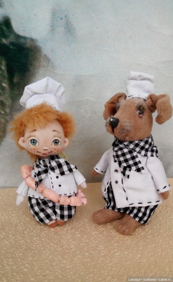 Поварята. Текстильные мини-куколки / автор Людмила Лебедюк (фото 2)