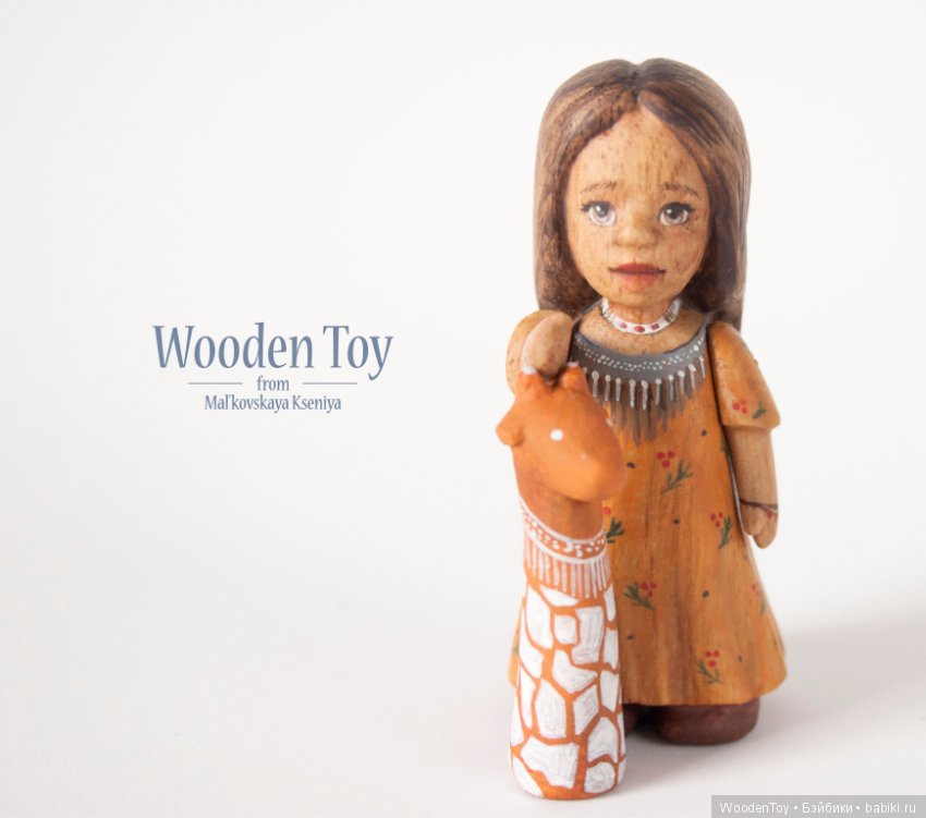 Деревянная Муна из племени индейцев (фото 5)