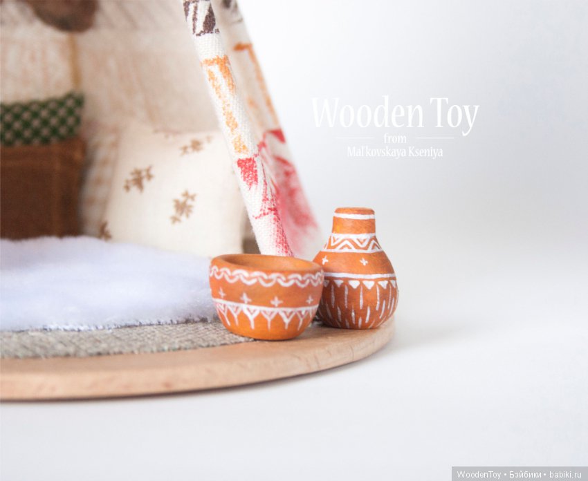 Деревянная Муна из племени индейцев