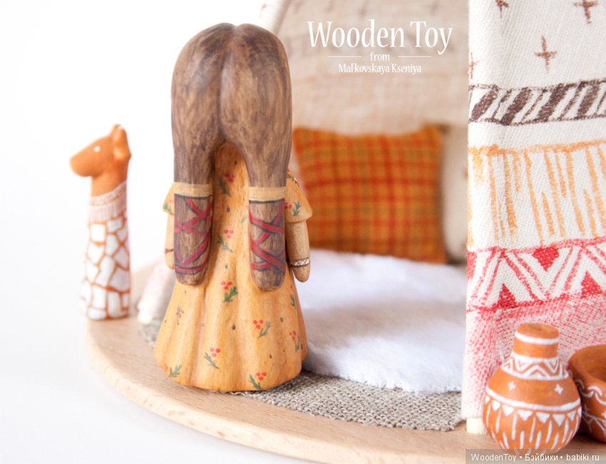 Деревянная Муна из племени индейцев (фото 3)