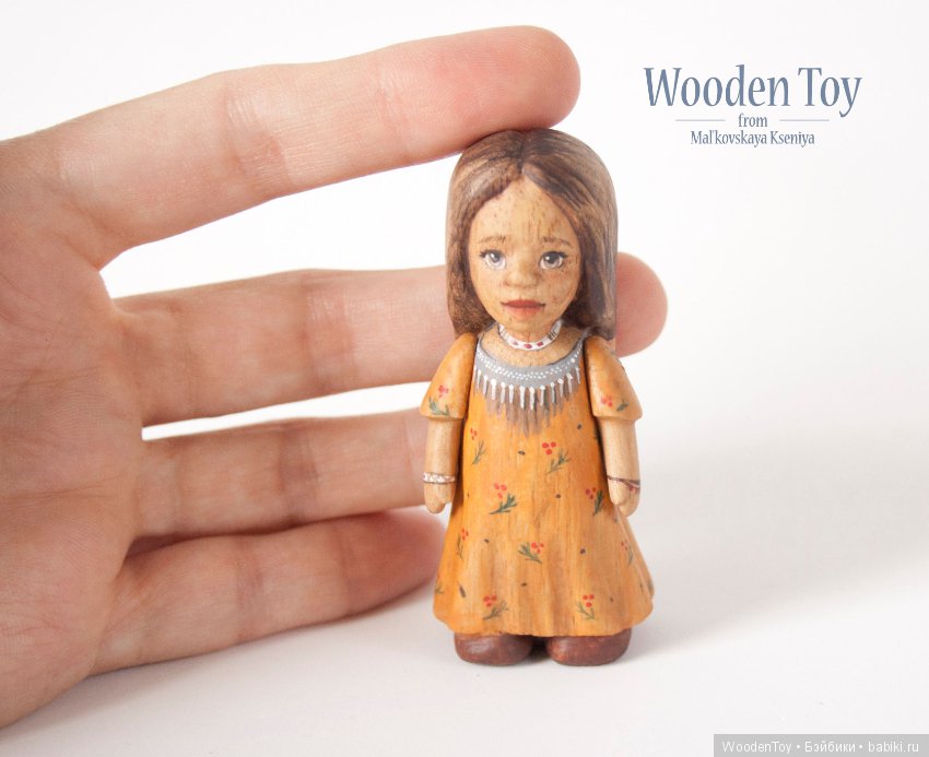 Деревянная Муна из племени индейцев (фото 6)