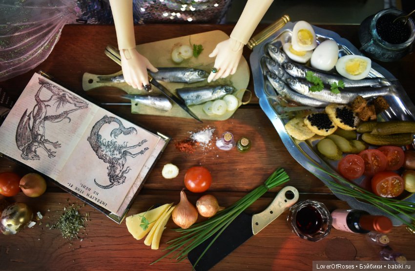 Русалка жарит рыбу — Фотоистории с куклами BJD (БЖД): сериалы (фото 7)